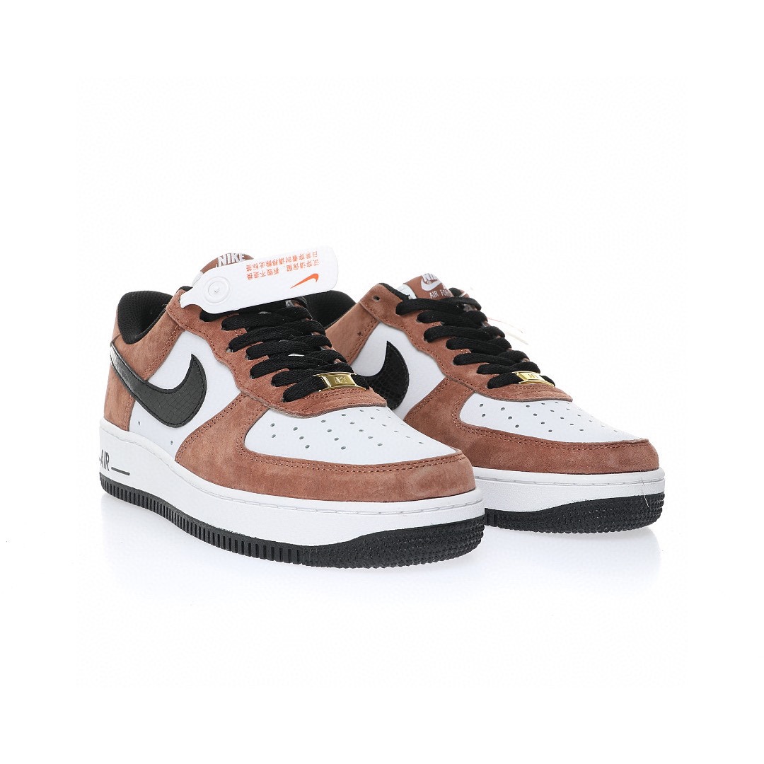 Nike Air Force 1 「可可棕白黑蛇紋」