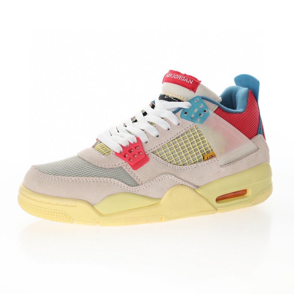 Union LA x Nike Air Jordan 4 Retro SP"Guava Ice"邁克爾·喬丹AJ4代中幫復古休閒運動文化籃球鞋「騎士南海岸粉」