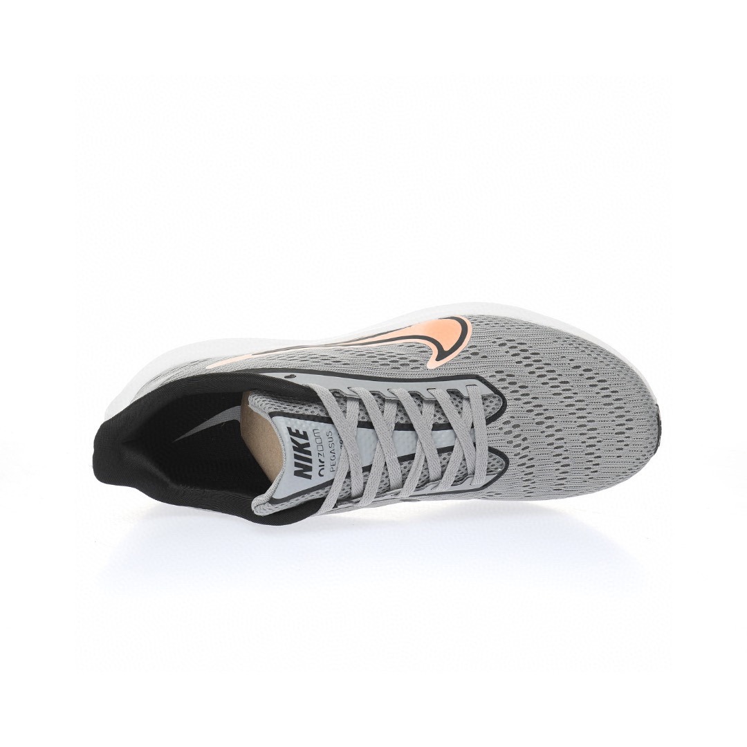 Nike Air Zoom Pegasus 39代超級飛馬渦輪增壓馬拉松休閒運動慢跑鞋「網織淺灰黑白」