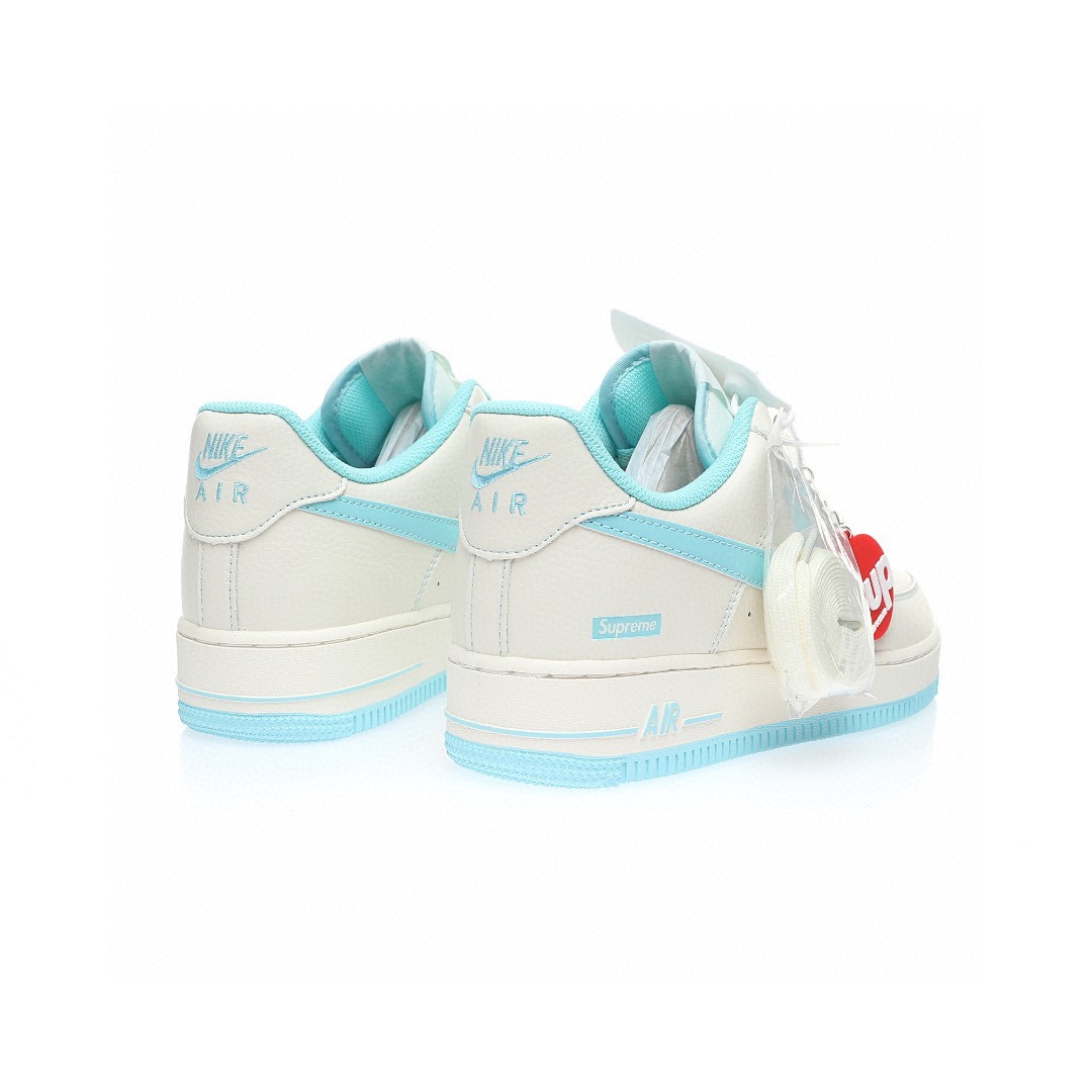 Nike Air Force 1 「荔枝皮米白月藍Sup」