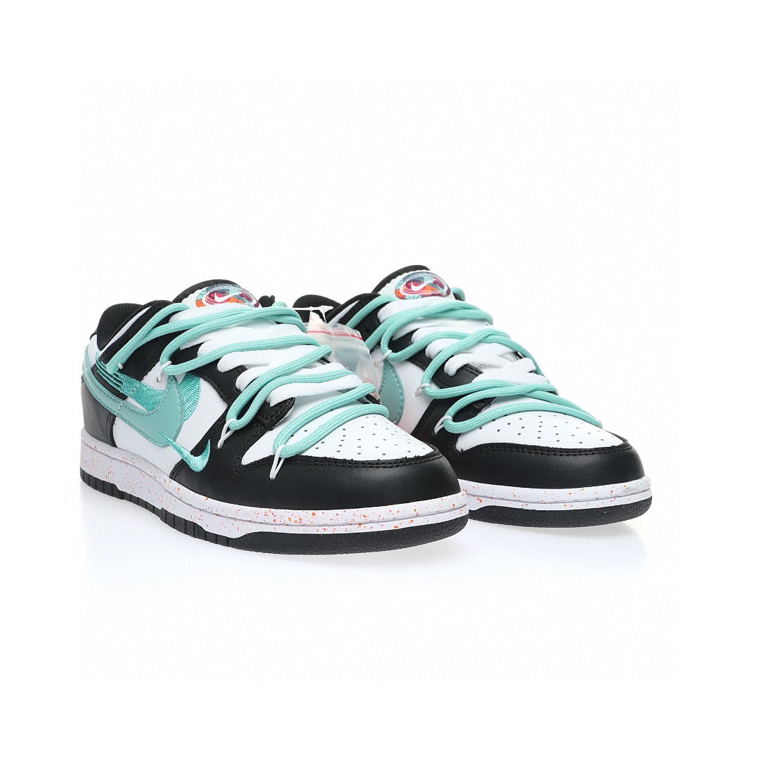 Dunk Low “黑白薄荷綠三鉤子”