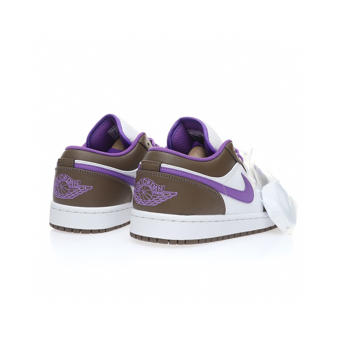 Nike Air Jordan 1 “摩卡深棕白紫”