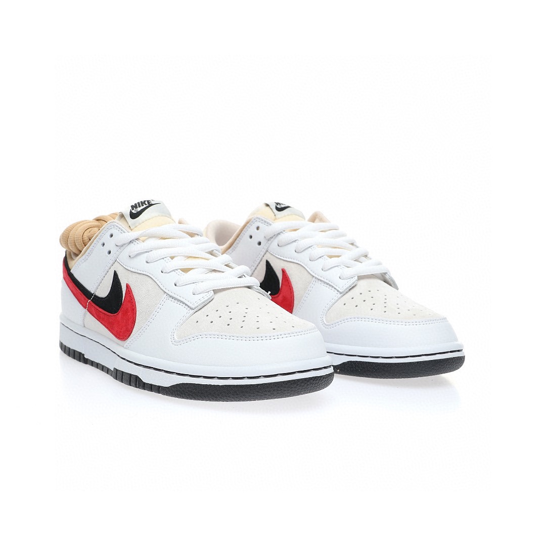 Dunk Low “白棕黑紅雙鉤”