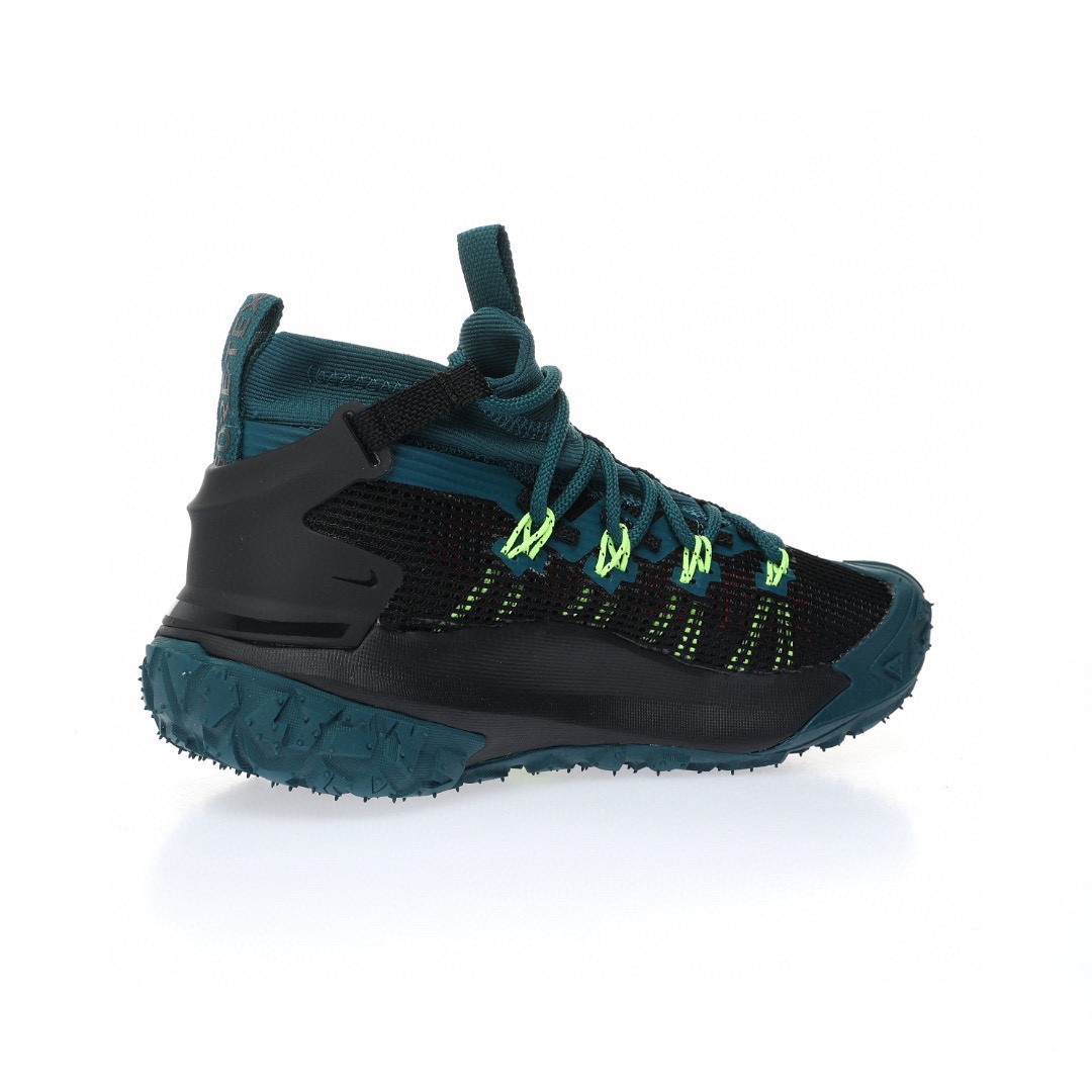 NIKE ACG Mountain Fly GTX SE Mid"Black/Volt"ACG山脈2代系列中幫戶外登山越跑徒步休閒運動鞋「網布黑石綠螢光綠」