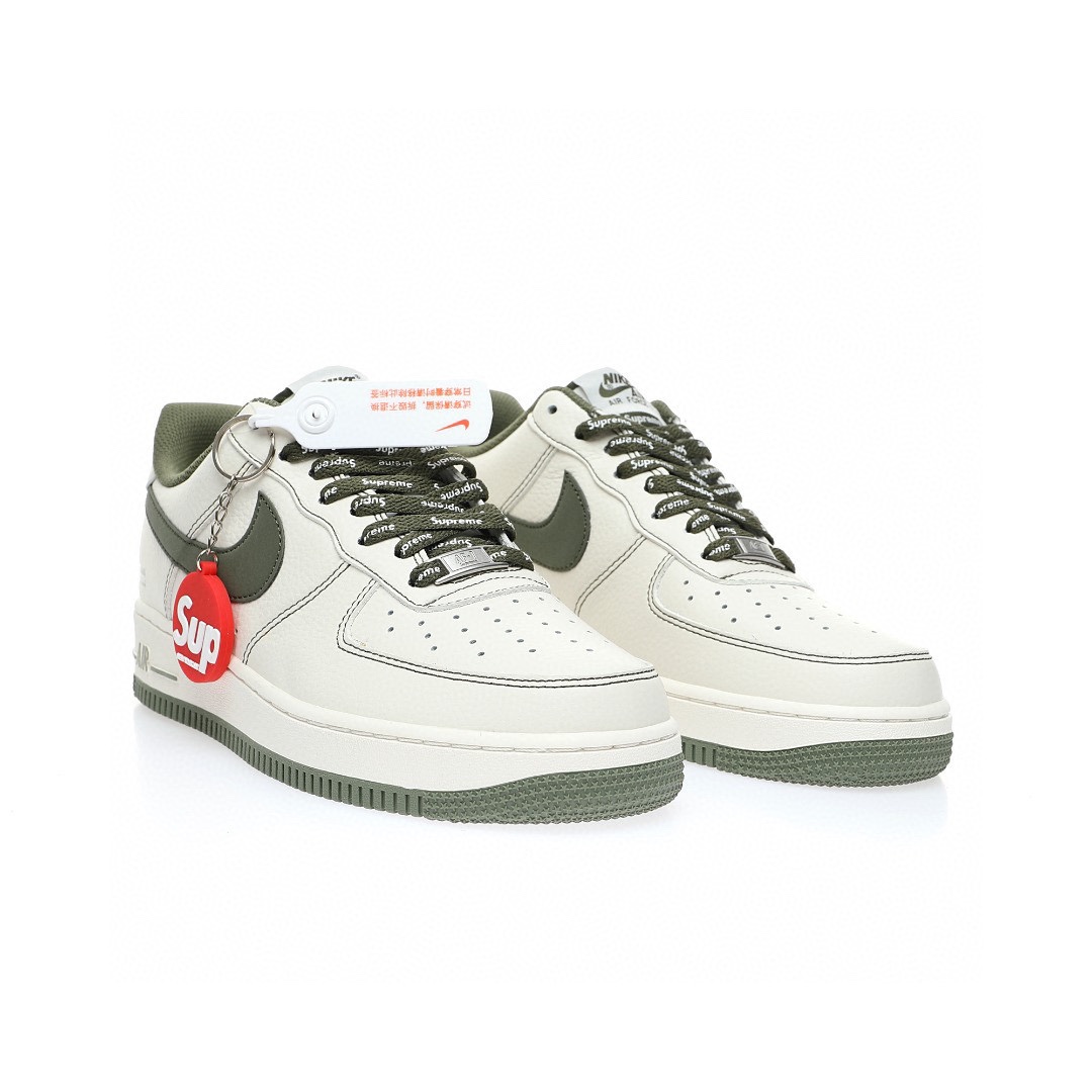 Nike Air Force 1 “荔枝皮米白橄欖綠Sup”