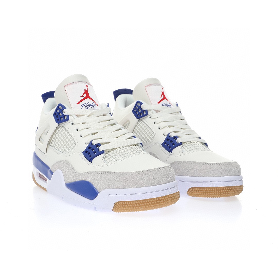 Nike SB x Air Jordan 4 Retro SP"Blue Sapphire 聯名白藍生膠
