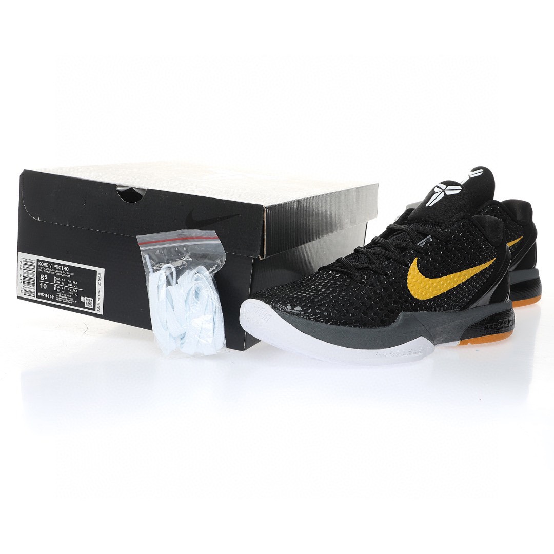 Nike Zoom Kobe VI Protro"Black Del Sol"ZK6科比六代低幫運動籃球鞋「六代黑曼巴」