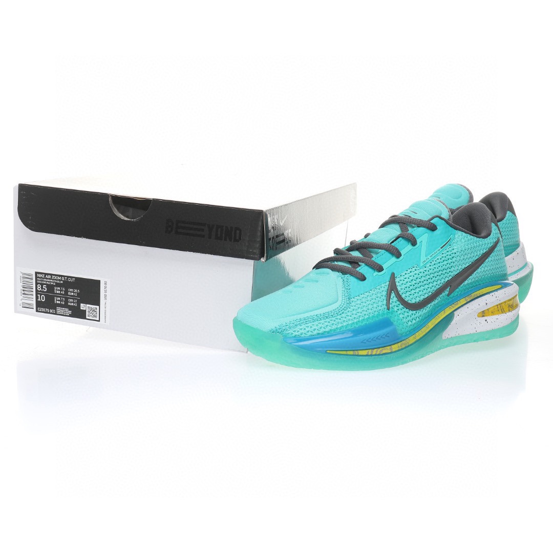 GT Cut"Sabrina Ionescu"超跑級低幫休閒運動籃球鞋「湖水綠自由女神」