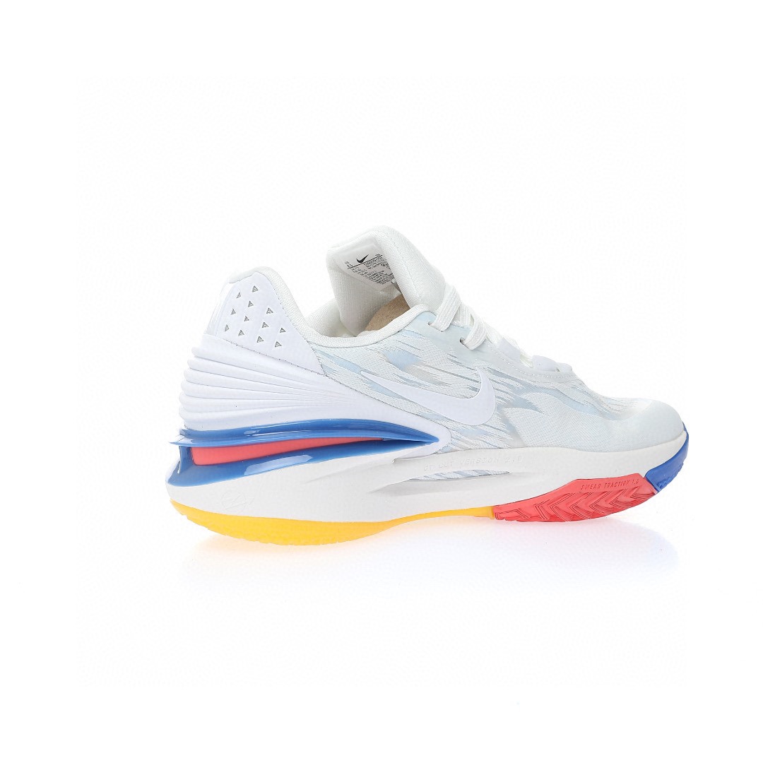 Nike Air Zoom GT Cut 2 EP"Summit White Blue"超跑级2代低帮休闲运动篮球鞋“顶峰白宝蓝红黄”