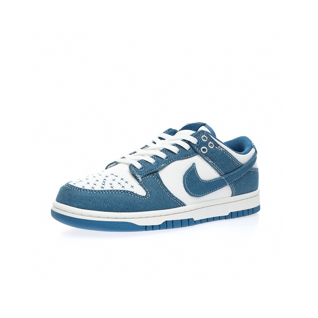 Dunk Low “丹寧牛仔藍白刺子繡”