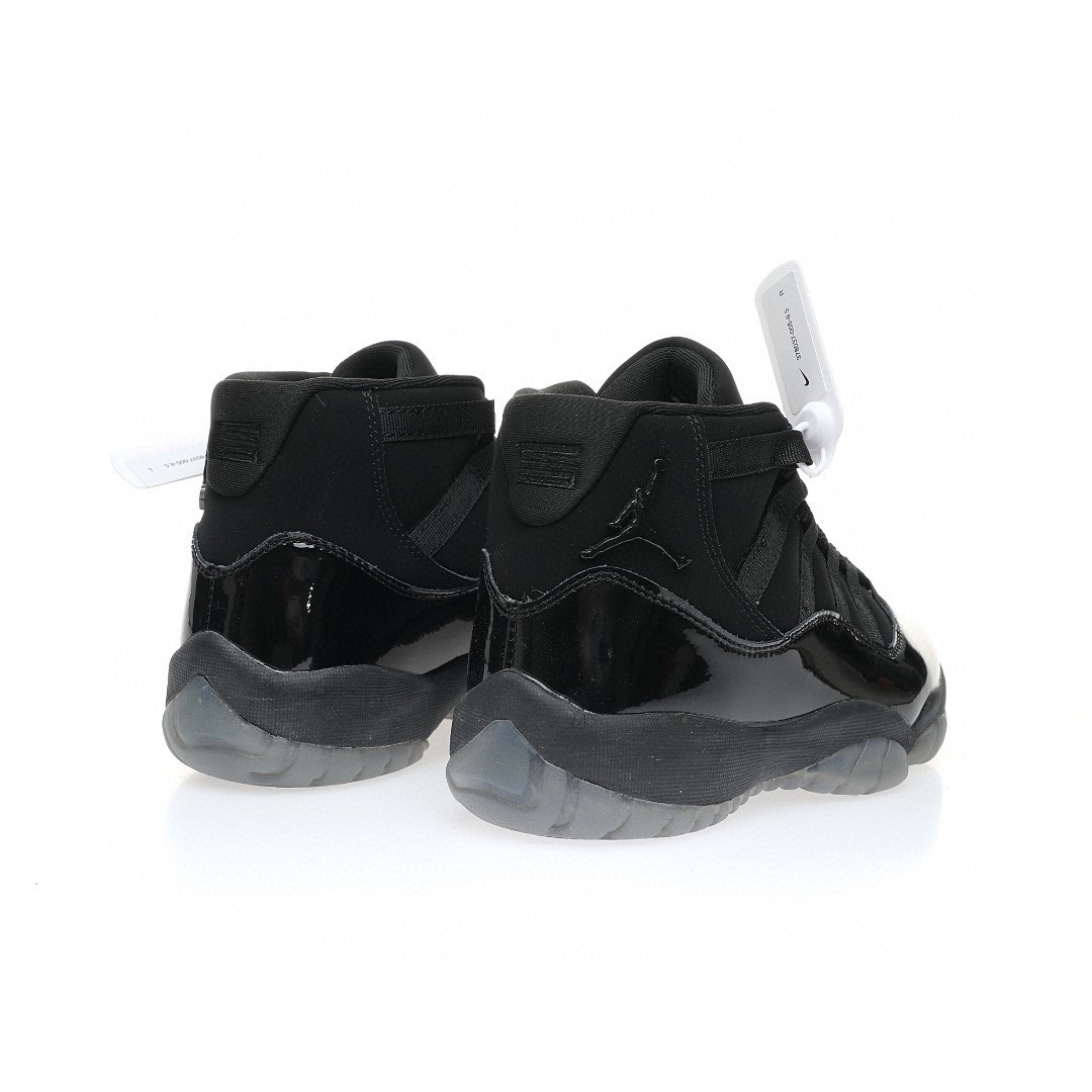 Nike Air Jordan 11 Retro High"Cap and Gown"AJ11代邁克爾·喬丹高幫運動文化籃球鞋“全黑麂皮黑武士伽馬藍”