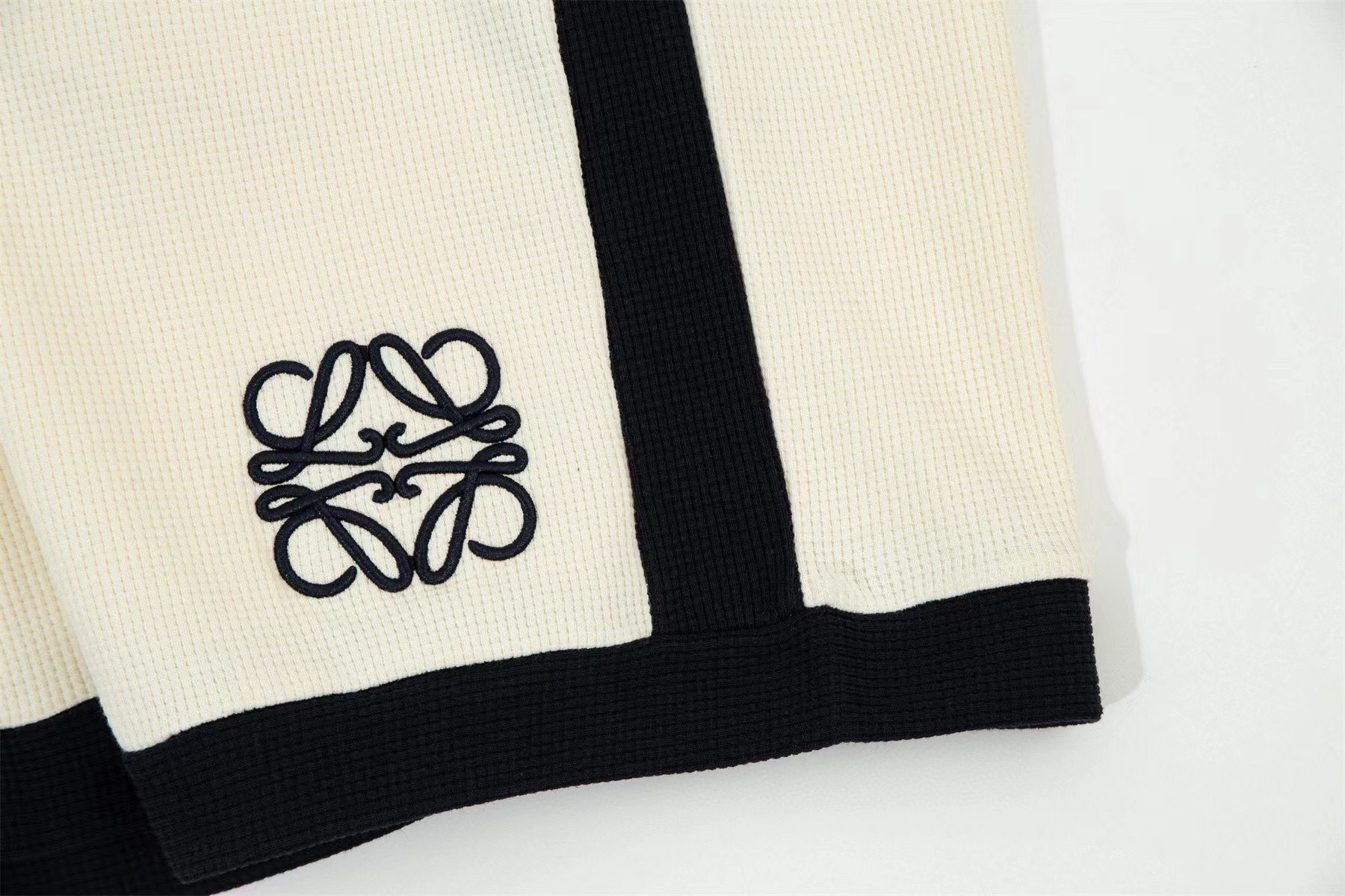 Z919  LOEWE夏季新款 2023專櫃定制華夫格純棉面料