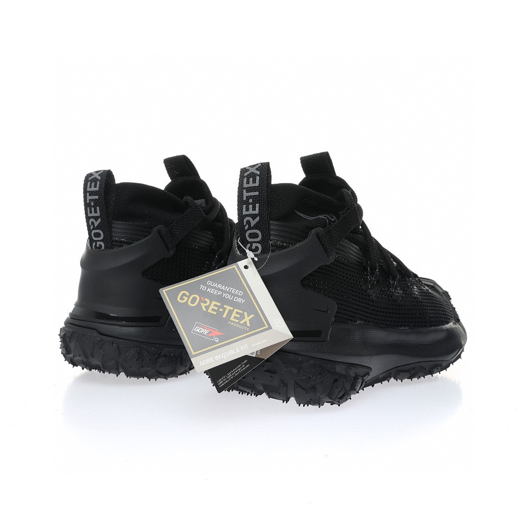 NIKE ACG Mountain Fly GTX SE Mid"All Black"ACG山脈2代系列中幫戶外登山越跑徒步休閒運動鞋「網布全黑武士」