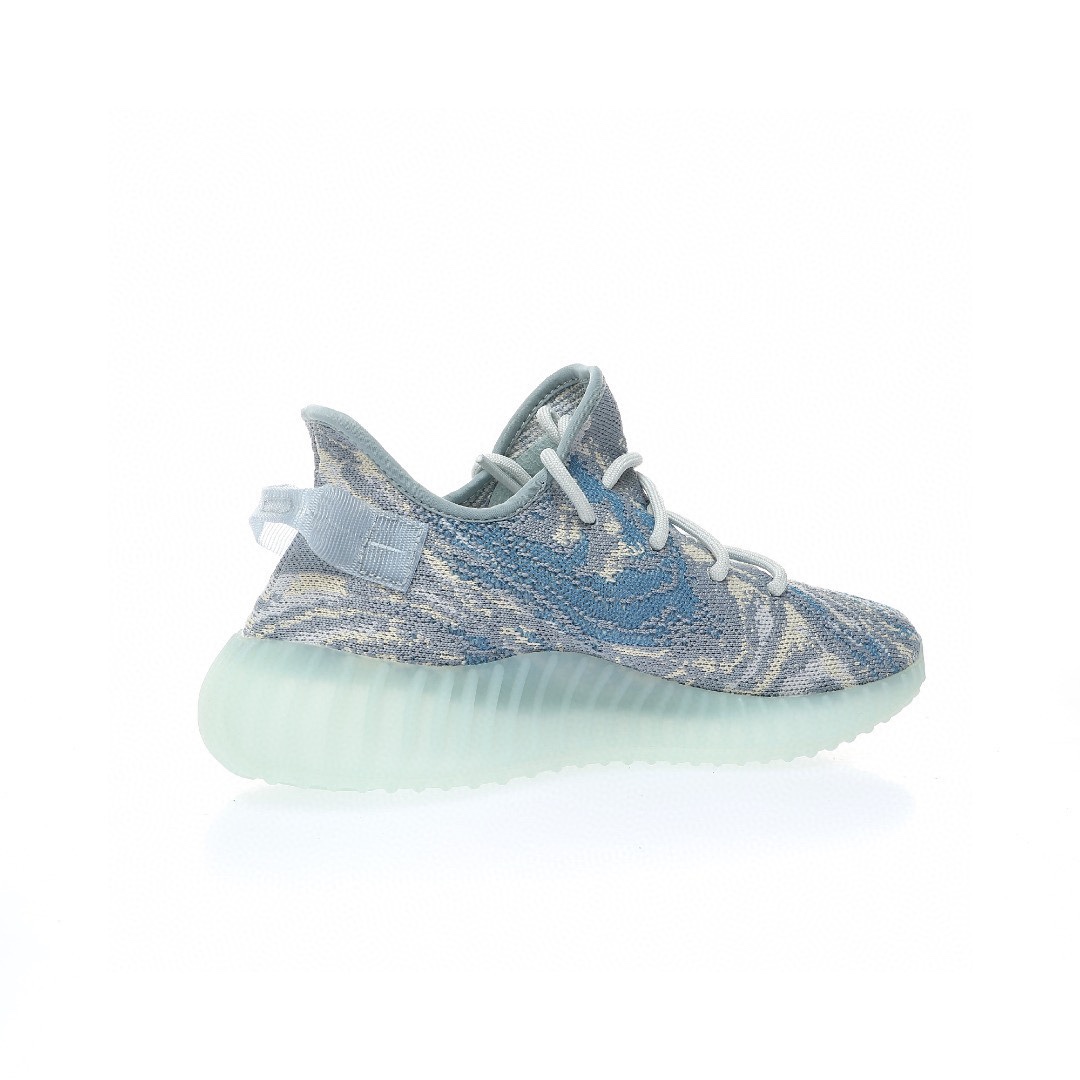 Kanye West x Adidas Yeezy Boost 350 V2"MX Blue 「藍灰暴龍大理石紋」
