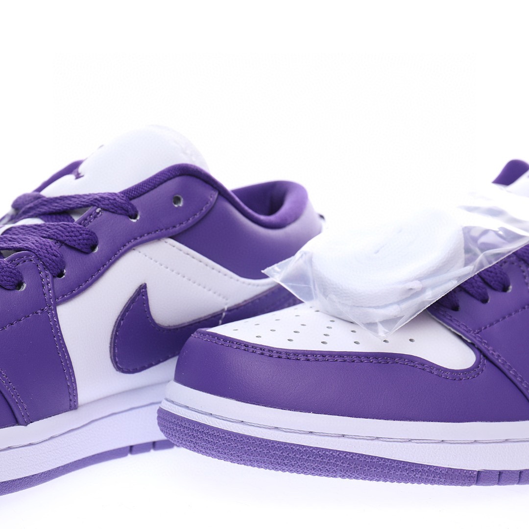 Nike Air Jordan 1 “皮革白紫葡萄”