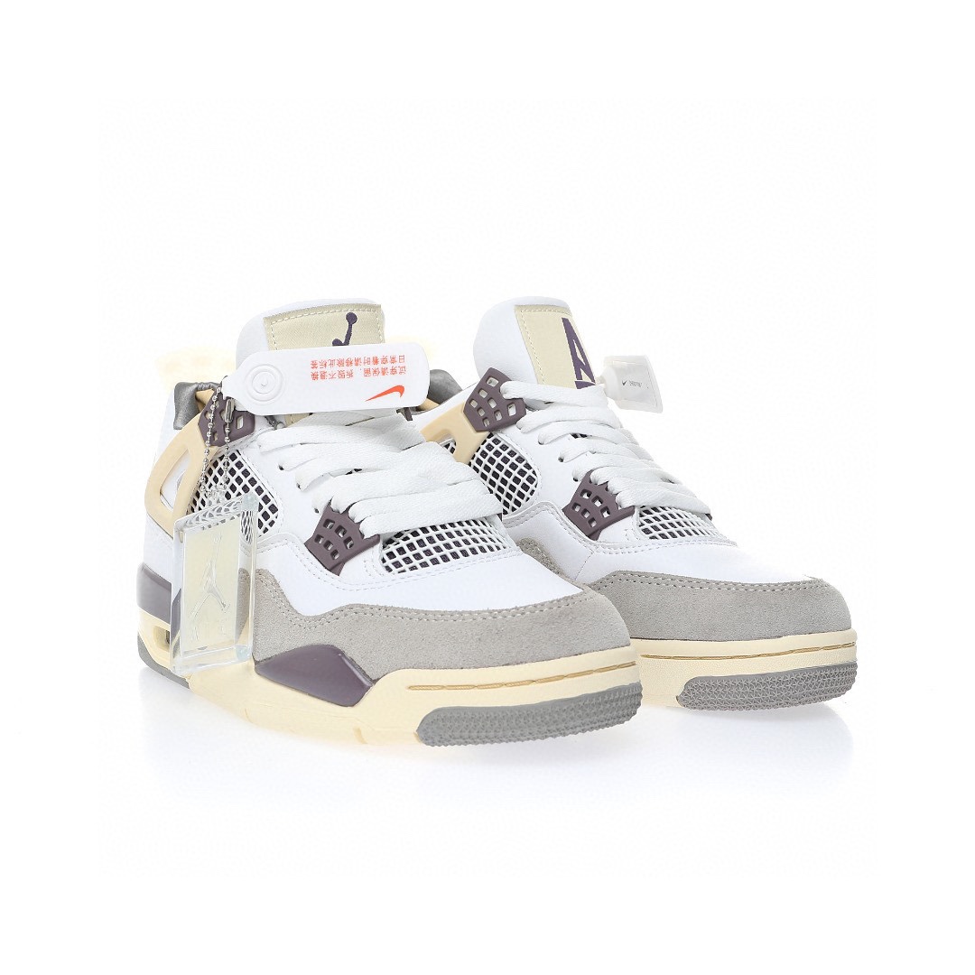 A Ma Maniére x Nike Air Jordan 4 Retro SP"Raised By Women 米白灰聯名