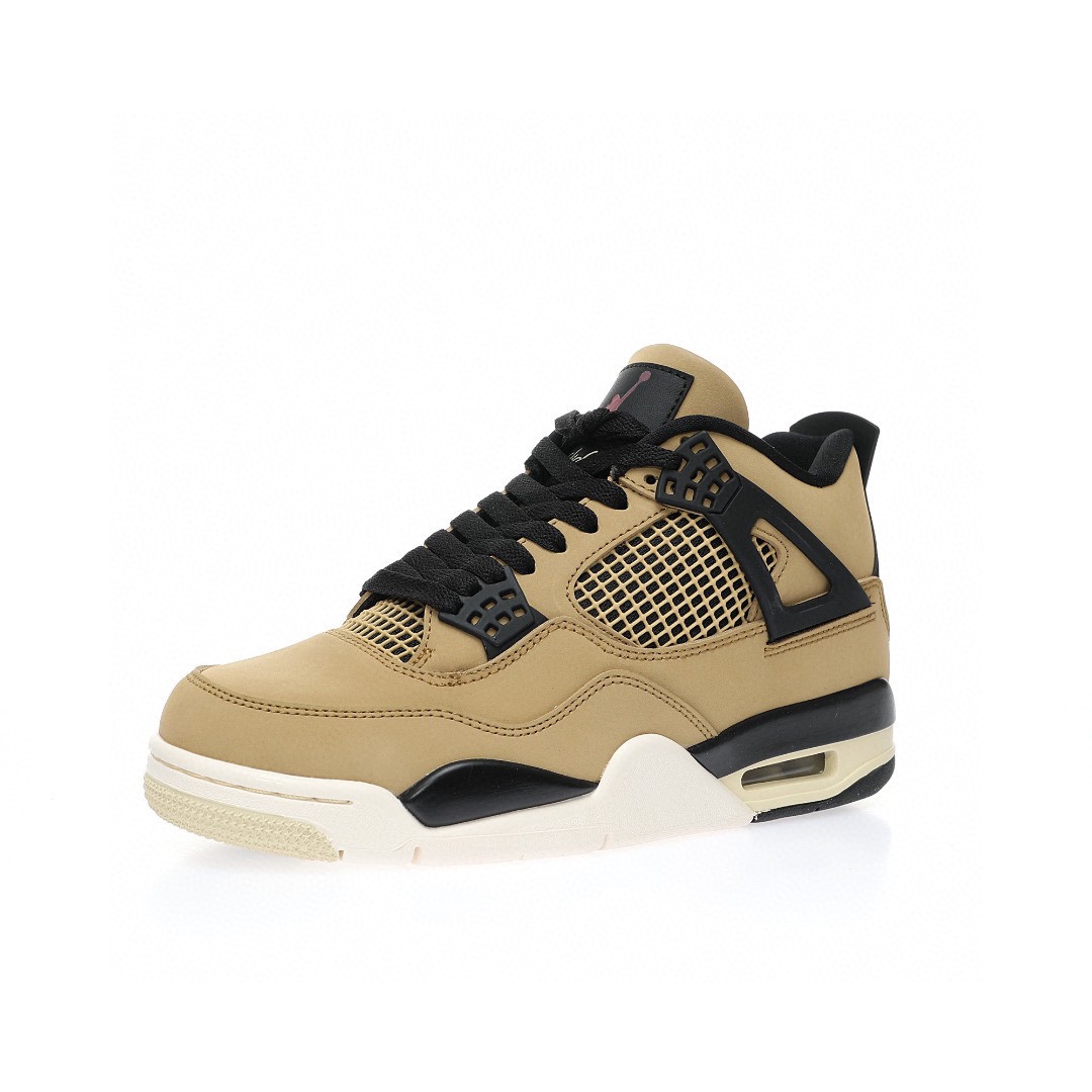 Nike Wmms Air Jordan 4 Retro"Mushroom"菇软木塞珍珠奶茶