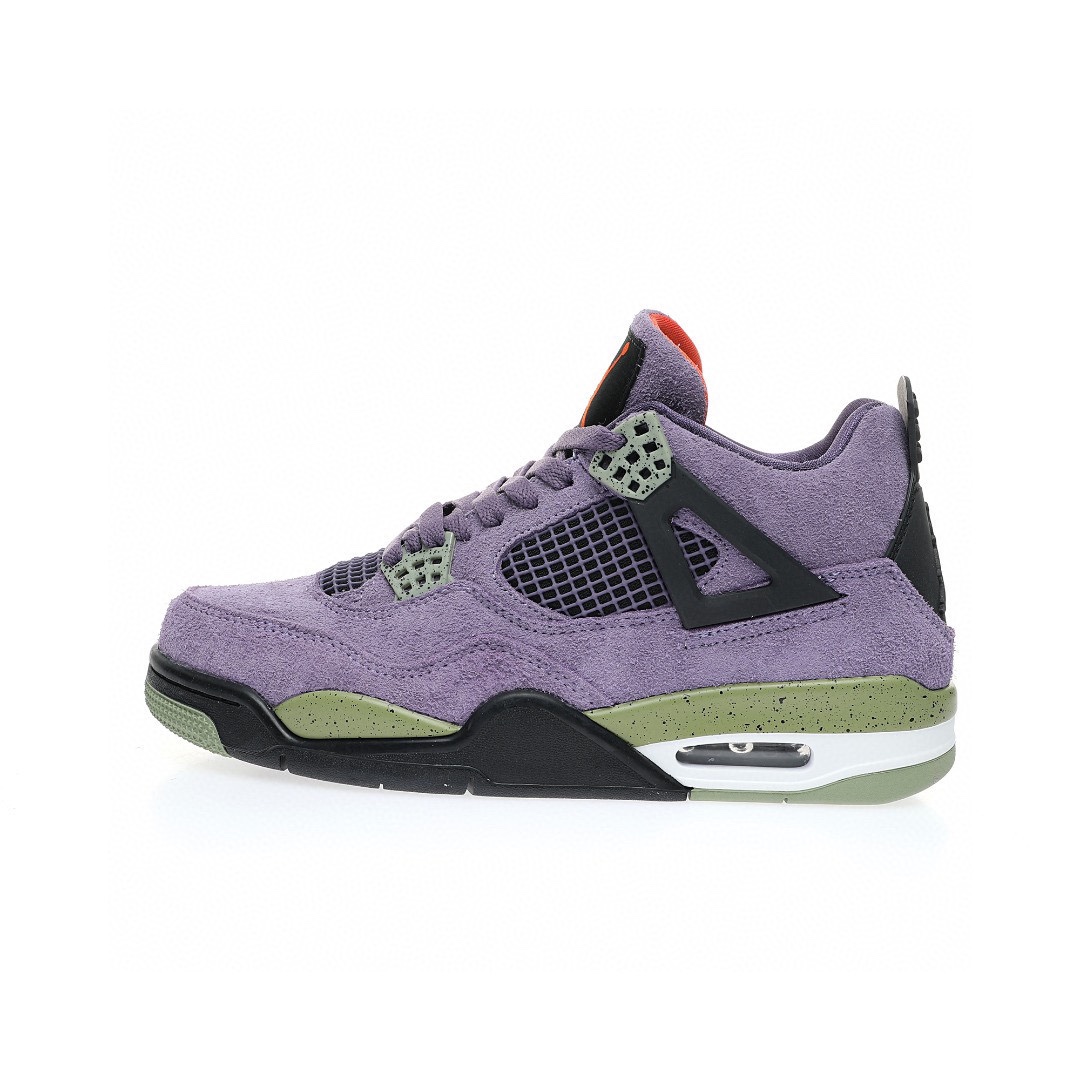 Nike Wmns Air Jordan 4 Retro"Canyon Purple"AJ4代麂皮紫小丑