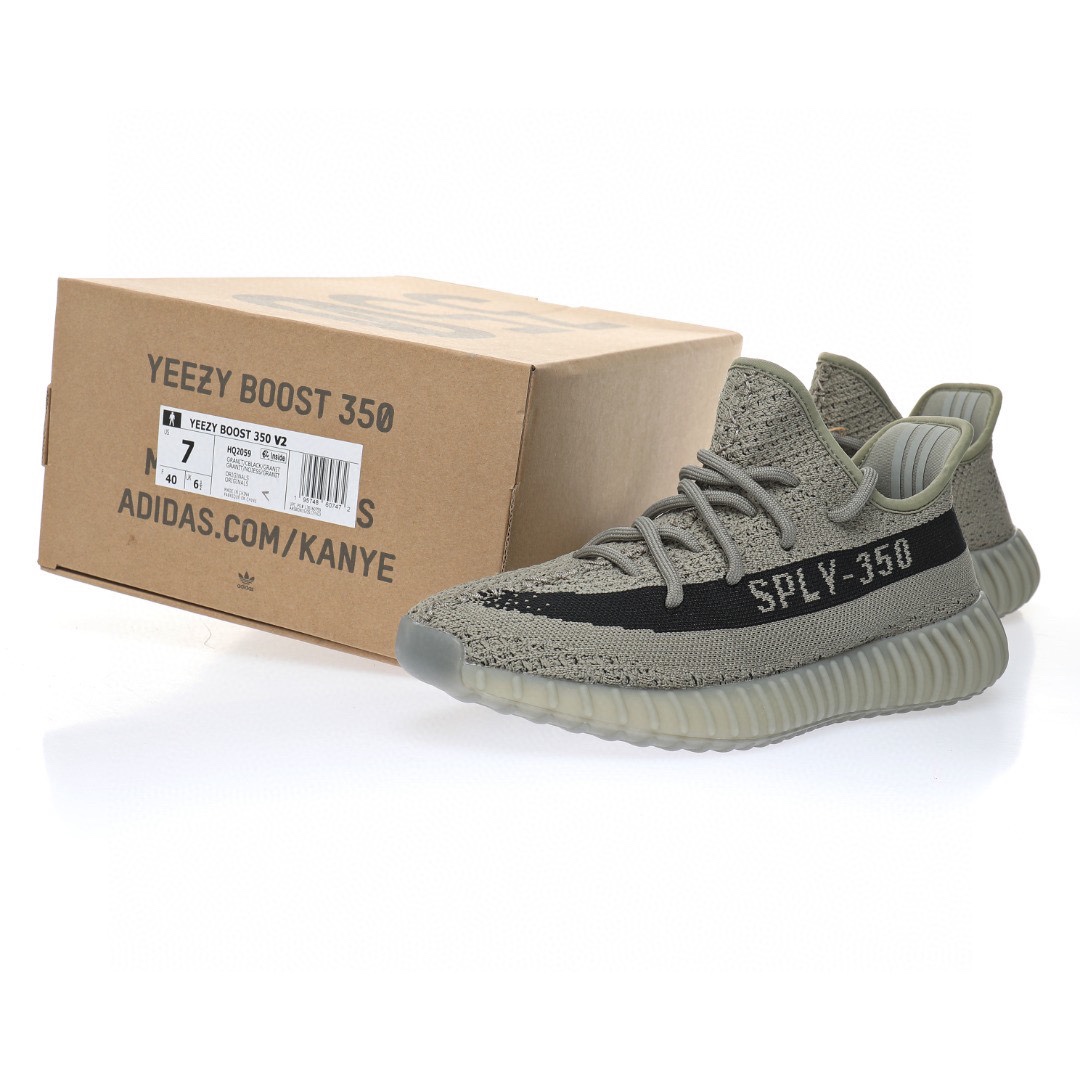 Kanye West x Adidas Yeezy Boost 350 V2"Granite 「花崗岩石灰黑」
