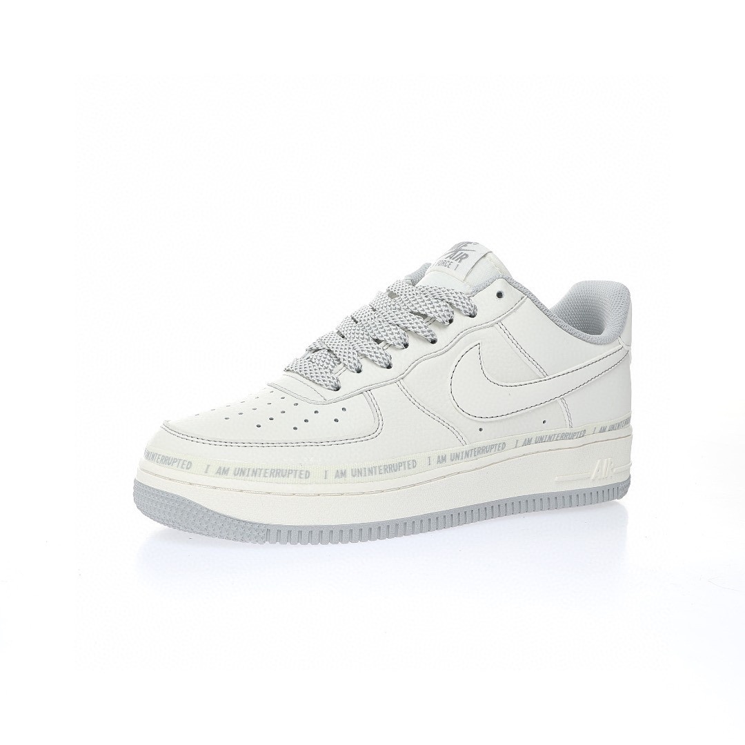 Nike Air Force 1 “米白灰簽名塗鴉3M”