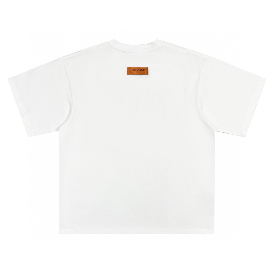 Louis Vuitton / 路易威登 SS23新款立體浮雕壓花短袖T恤