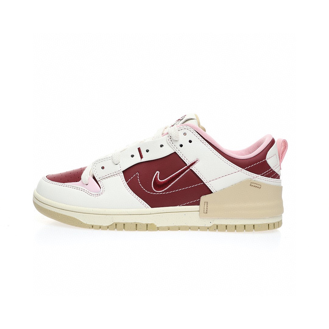 Dunk Low “解構白粉酒紅情人節雙鉤”