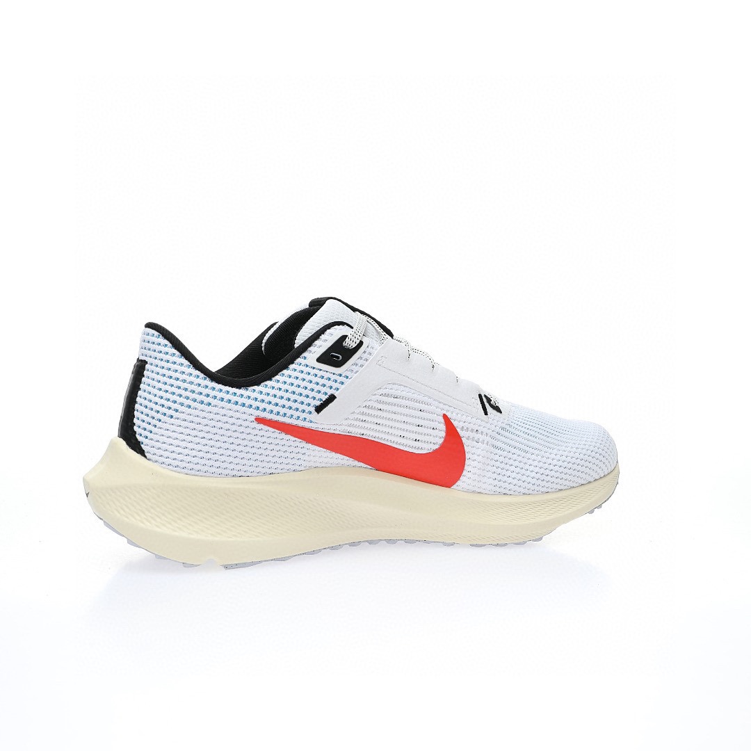 Nike Air Zoom Pegasus 40 Wide"White/Color"40代超級飛馬渦輪增壓馬拉松休閒運動慢跑鞋「網織白黑彩色鴛鴦鈎子」