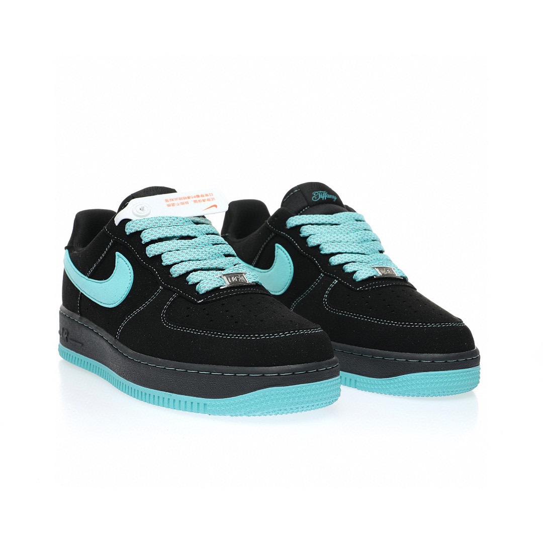 Nike Air Force 1 “聯名反絨黑蒂芙尼藍”