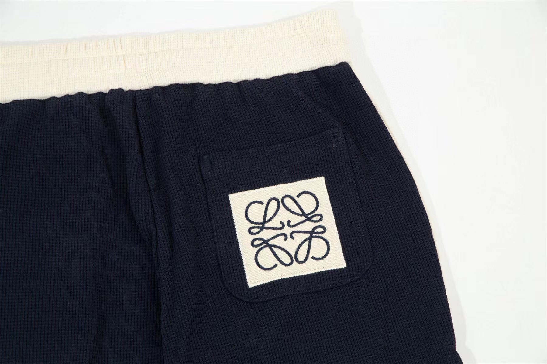 Z919  LOEWE夏季新款 2023專櫃定制華夫格純棉面料