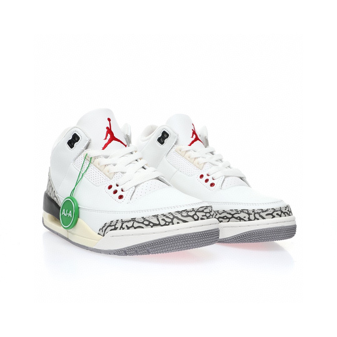 Air Jordan 3 白水泥爆裂紋氧化黃