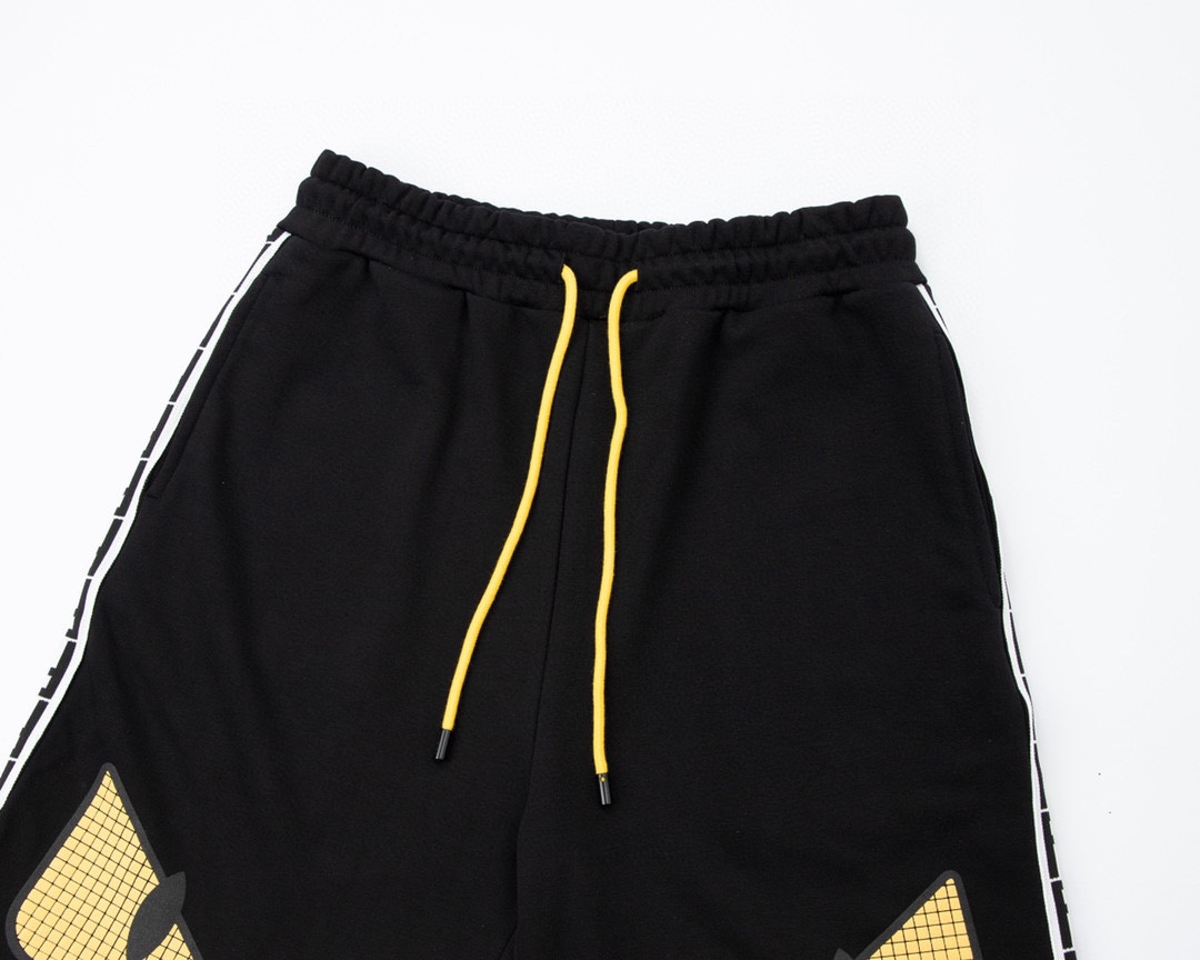 FEND23春夏新款 經典串標怪獸眼睛印花短褲