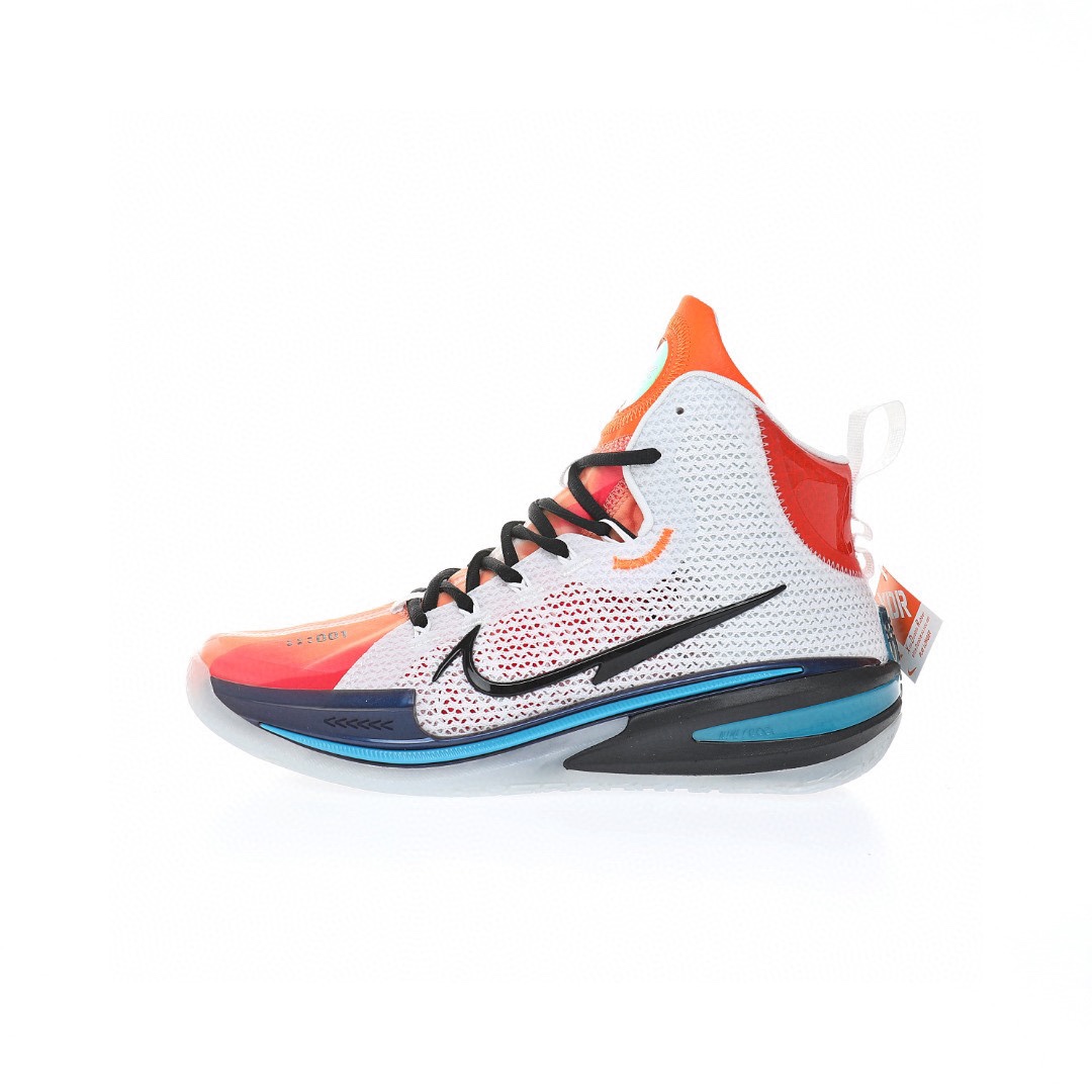 GT Jump High EP"White/orange/Black/Navy"超跑級輕量高幫幫休閒運動籃球鞋「白橙黑海軍藍」