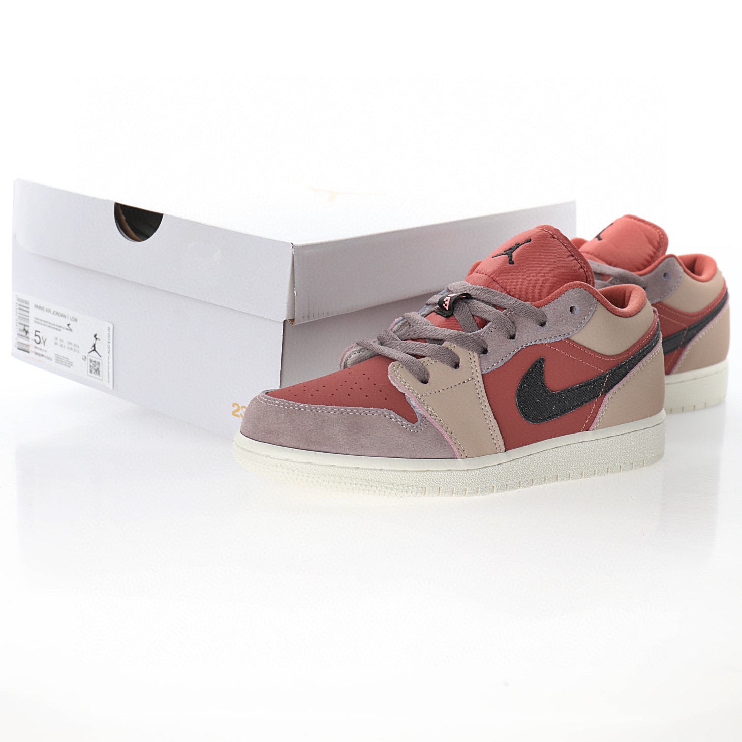 Nike Air Jordan 1 “紅粉紫拼接奶茶紅豆”