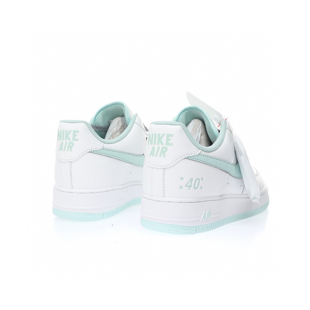 Nike Air Force 1 “40週年版白淺薄荷綠小鉤”