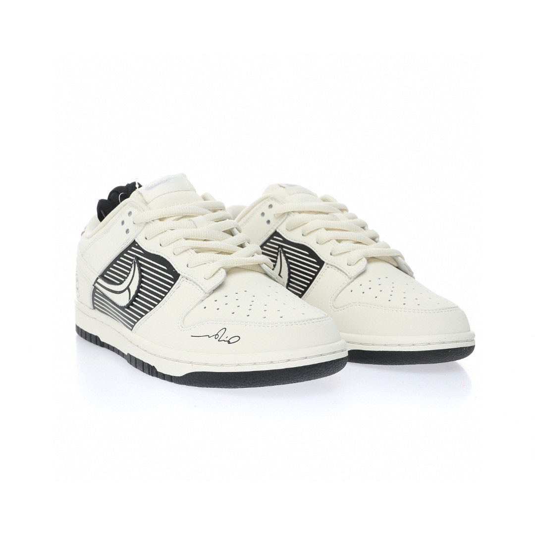 Dunk Low “皮革奶白黑皮卡丘塗鴉”