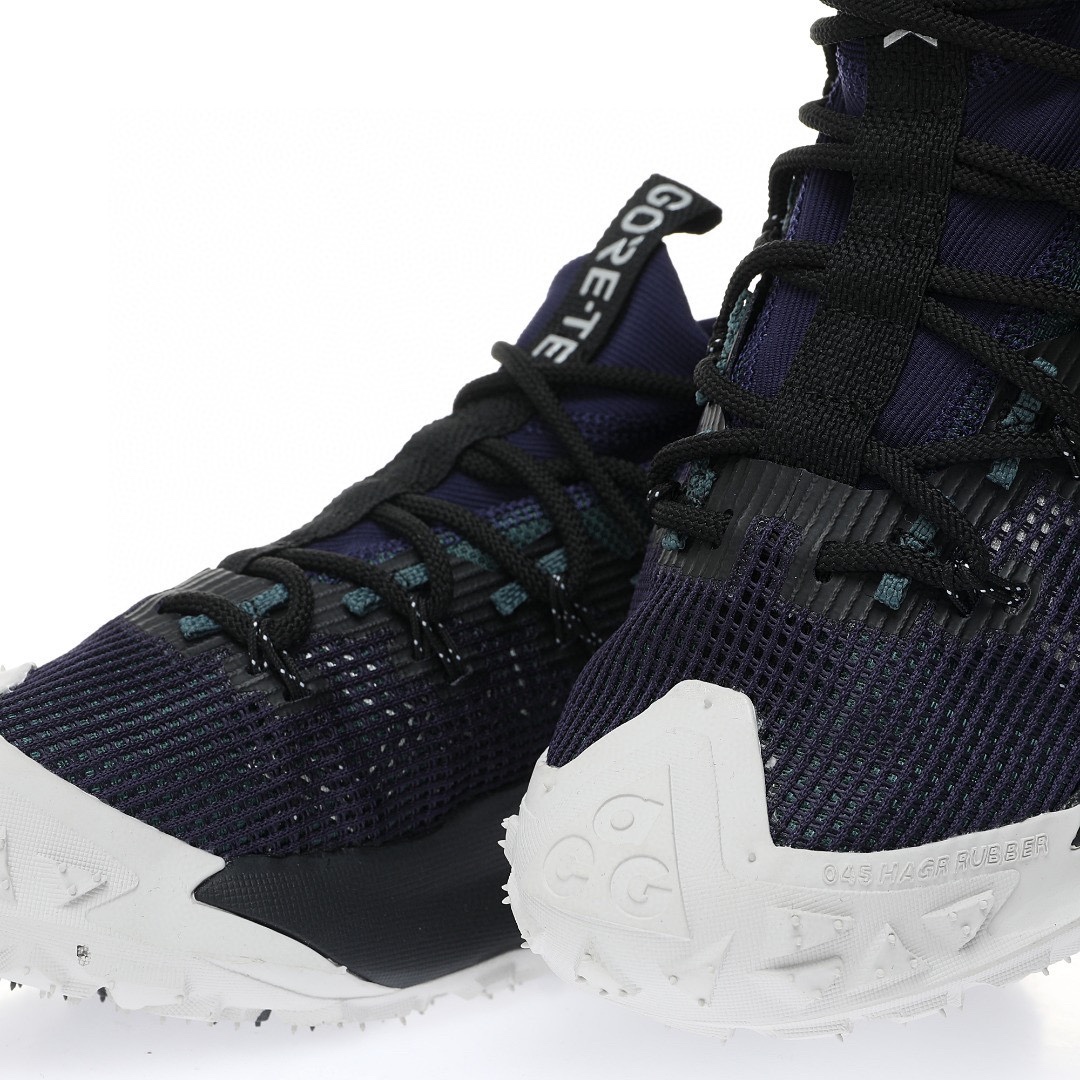 NIKE ACG Mountain Fly GTX SE Mid"Midnight Blue/Grey"ACG山脈2代系列中幫戶外登山越跑徒步休閒運動鞋「網布午夜暗藍淺灰」