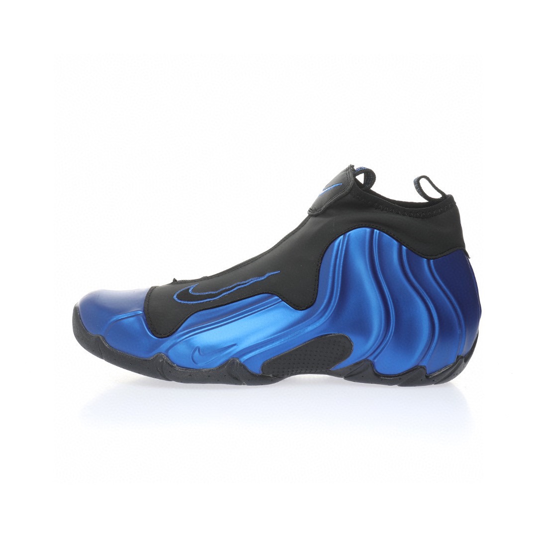 Nike Air Flightposite One"Royal"飛行風一代系列中幫休閒運動文化籃球鞋「黑藍風」