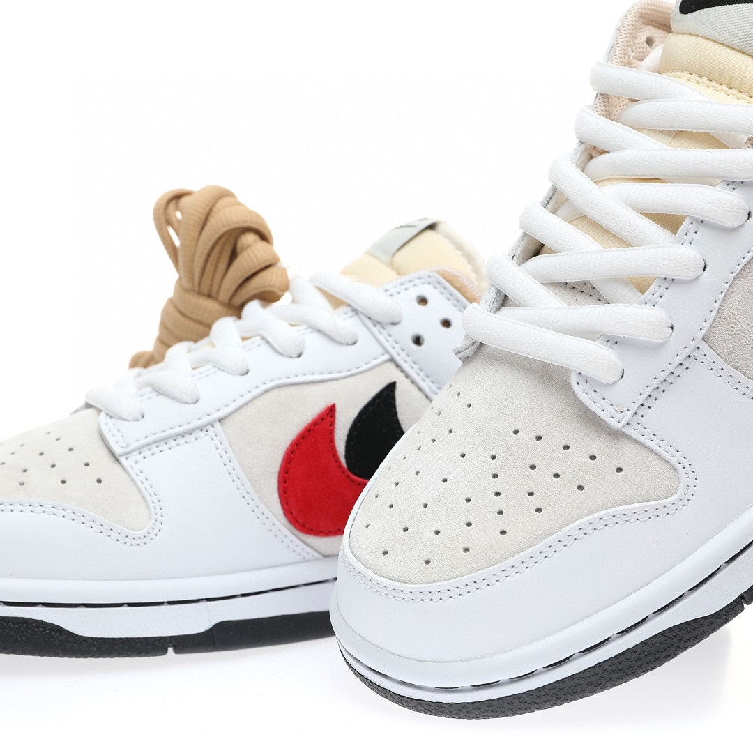 Dunk Low “白棕黑紅雙鉤”