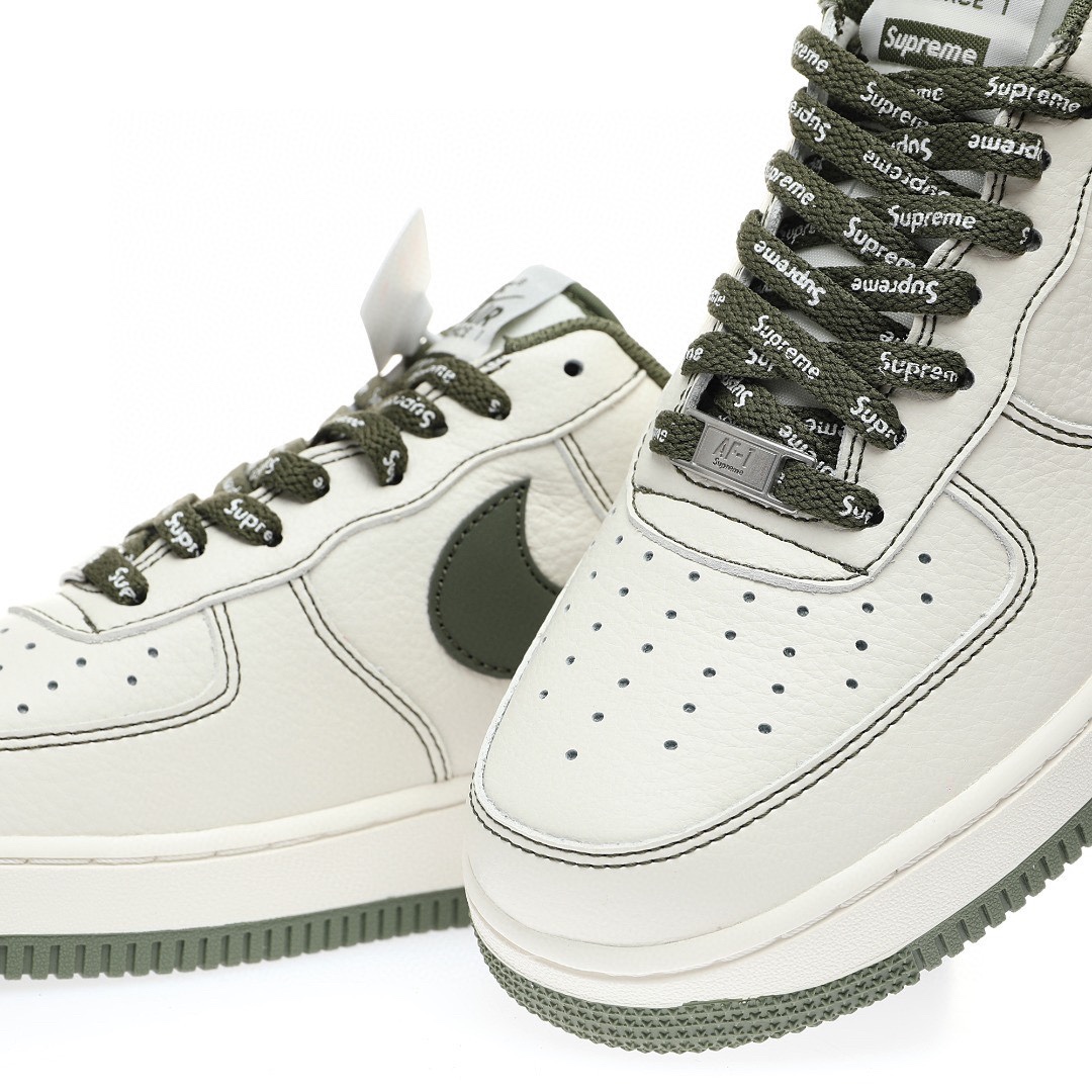 Nike Air Force 1 “荔枝皮米白橄欖綠Sup”