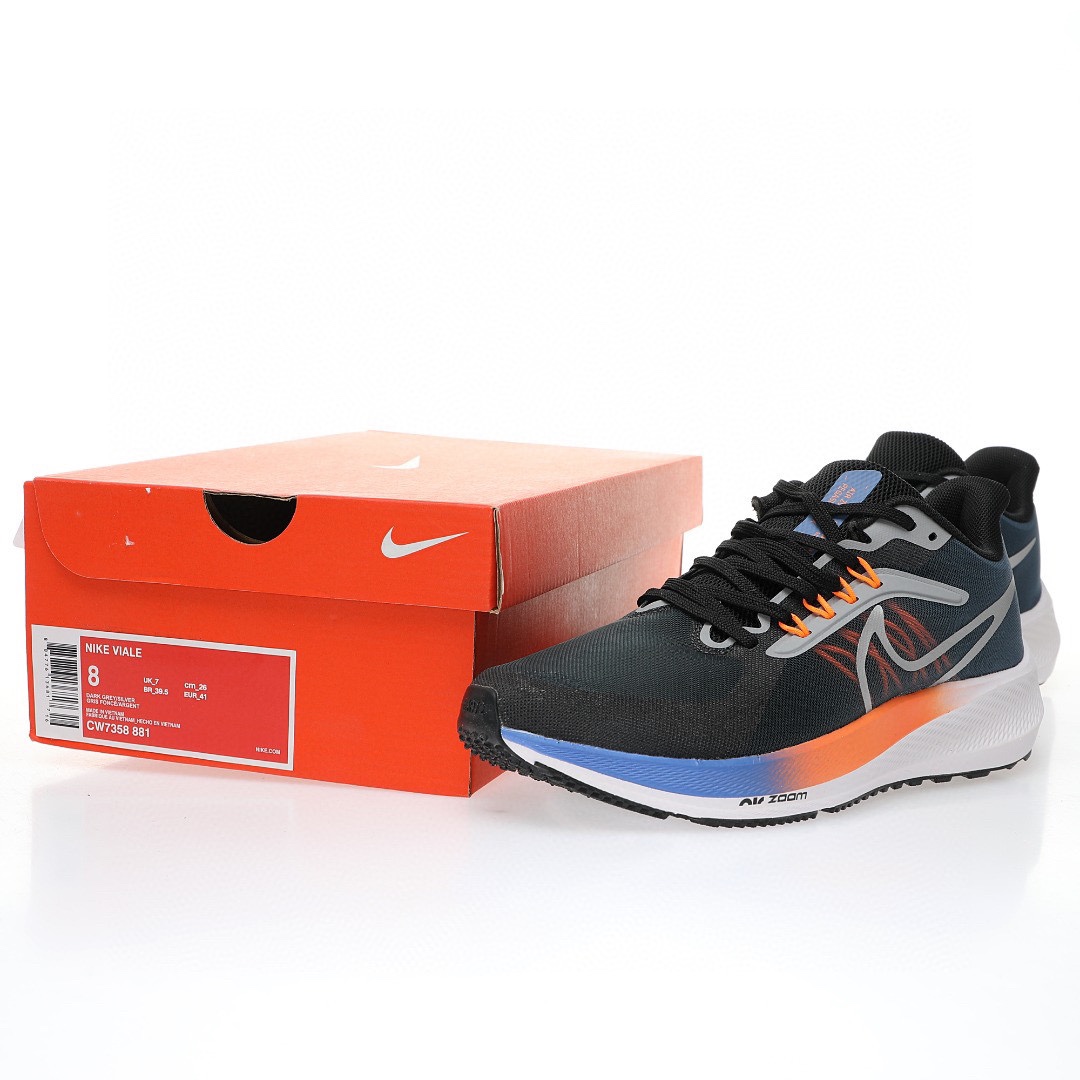 Nike Air Zoom Pegasus 39 X"Deep Blue/Yellow/Blue/Silver"39代網紗深藍銀橙藍漸變
