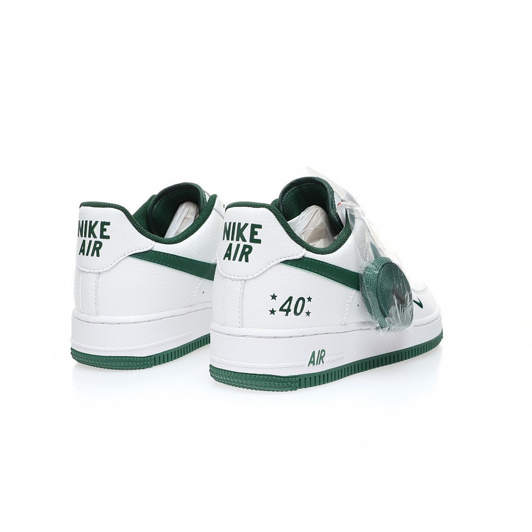 Nike Air Force 1 “40週年版白深綠小鉤”
