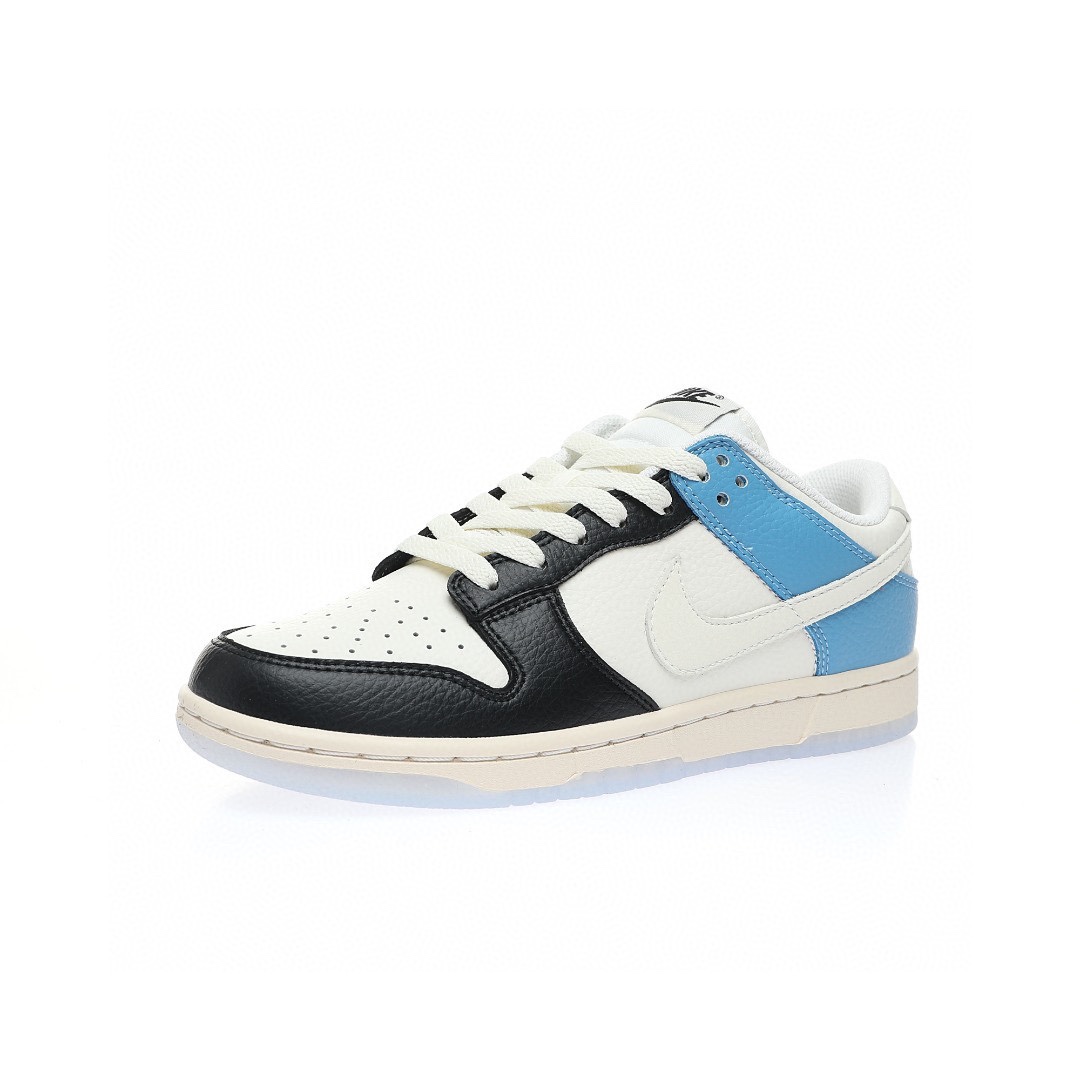 Dunk Low “拼接黑白藍小閃電”