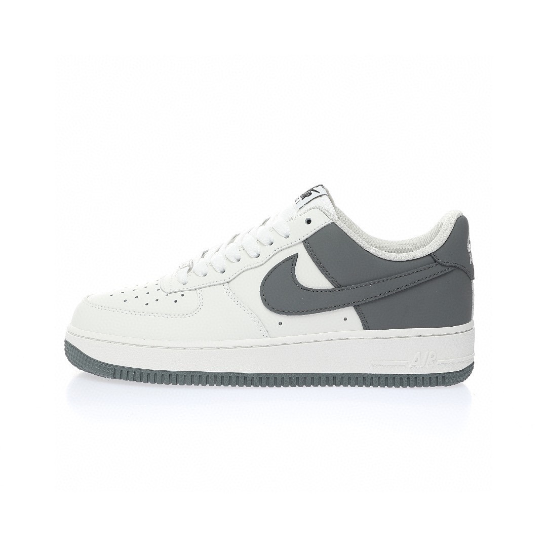 Nike Air Force 1 “皮革拼接米白奶奶灰”