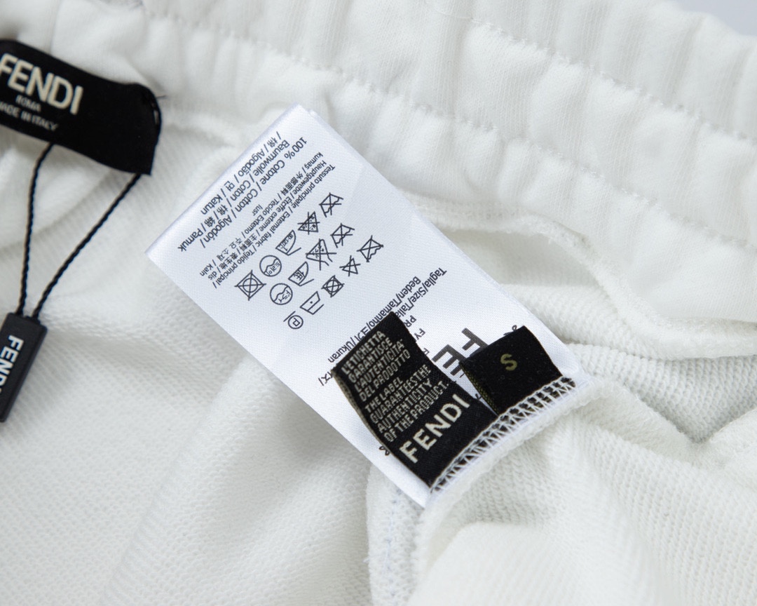 FEND23春夏新款 經典串標怪獸眼睛印花短褲