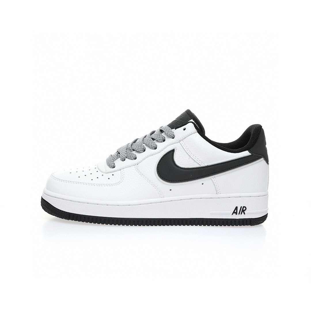 Nike Air Force 1 “皮革白黑天使反光鉤子”