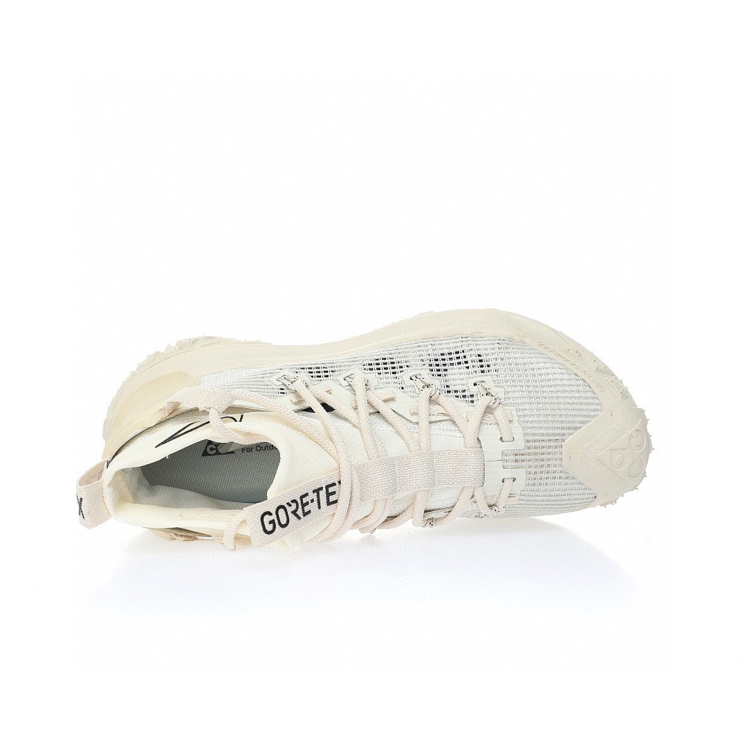 NIKE ACG Mountain Fly GTX SE Mid"Milky White/Black"ACG山脈2代系列中幫戶外登山越跑徒步休閒運動鞋「網布奶白黑」