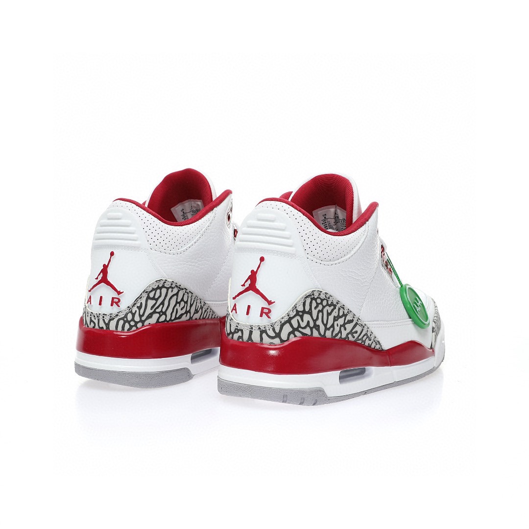 Air Jordan 3 白酒紅雀水泥爆