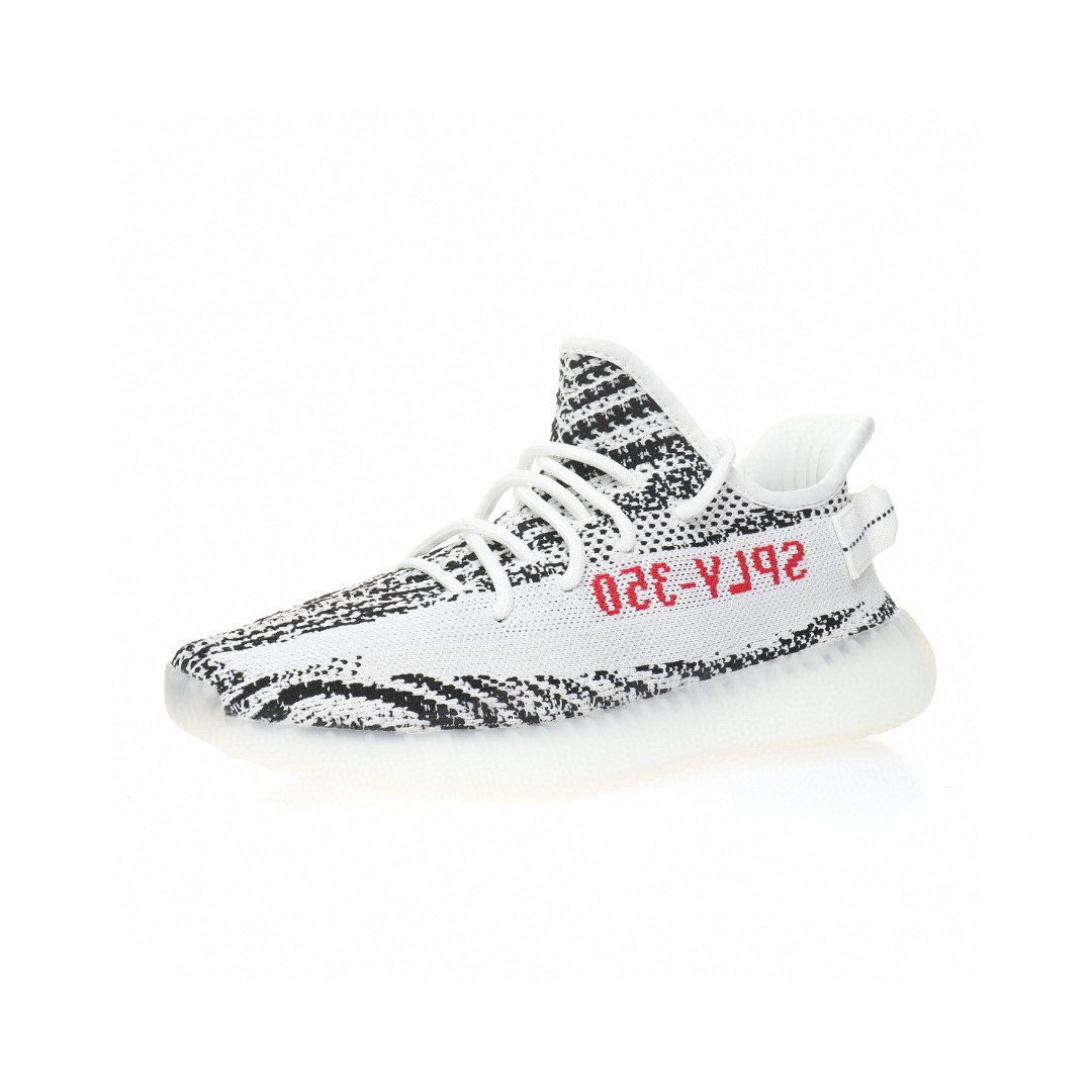 Kanye West x Adidas Yeezy Boost 350 V2"Zebra 「斑馬白黑紅字」