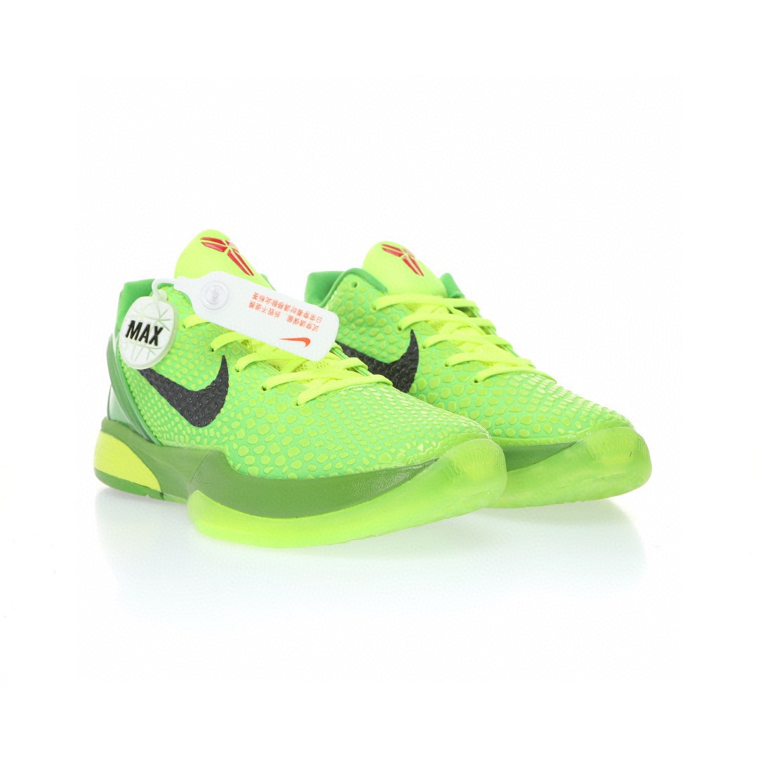 Nike ZOOM Kobe VI"Grinch"ZK6科比六代低幫運動籃球鞋「青蜂俠綠蛇聖誕」