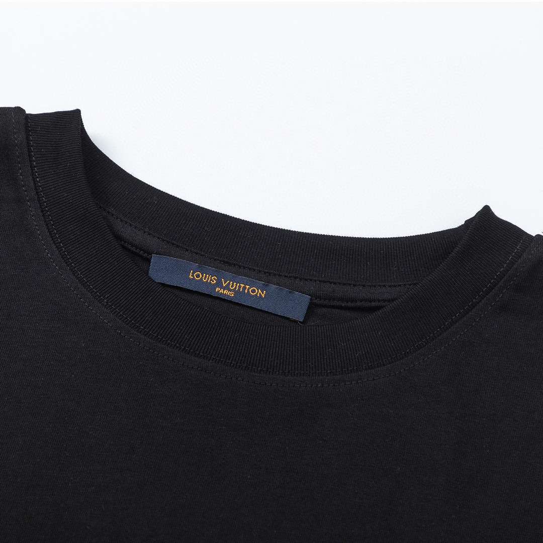 LouisVuitton路易威登LV 23SS logo字母刺繡短袖